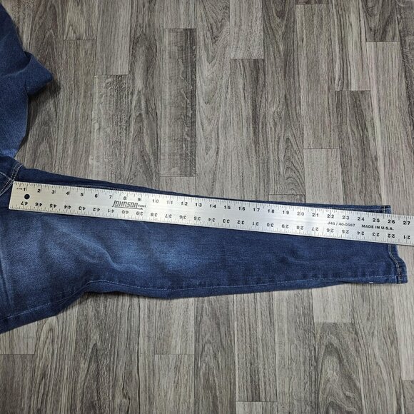 No Boundaries Jeans Womens 13 Blue Medium Wash Stretch Denim Skinny Mid Rise - Picture 9 of 11